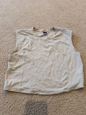 Beige Sleeveless Women’s Top- muscletee
